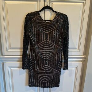 Gatsby/Holiday Cocktail Dress with plunging back!